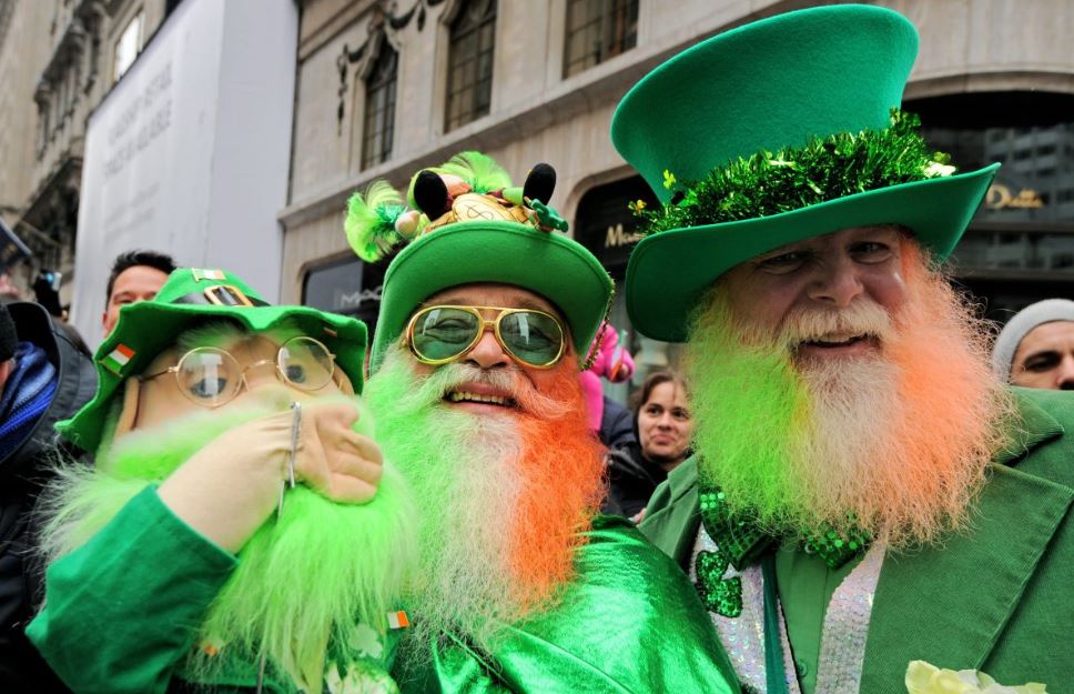 По традиция на 17 и март Ирландия отбелязва Денят на