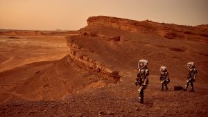на снимката: кадър от филма на "Нешенъл Джеографик" - "Марс" източник: http://media-channel.nationalgeographic.com