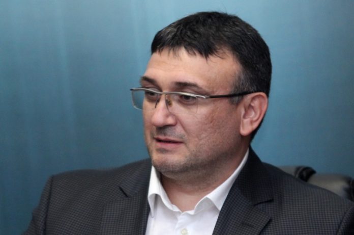 на снимката: Министърът на вътрешните работи Младен Маринов