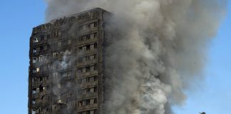 Пожар в Лондон