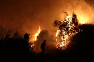 пожари в Гърция