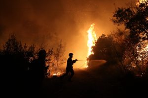 пожари в Гърция