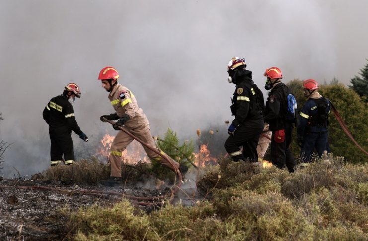 пожар в Гърция