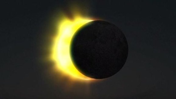Рядко хибридно слънчево затъмнение бе наблюдавано днес Луната закри Слънцето