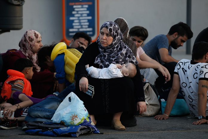 syrian migrants athens