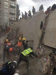 Земетресението в Мексико