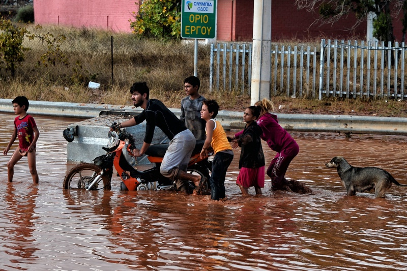 наводнение в Гърция