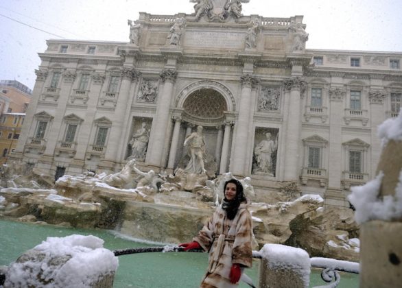 Сняг в Рим