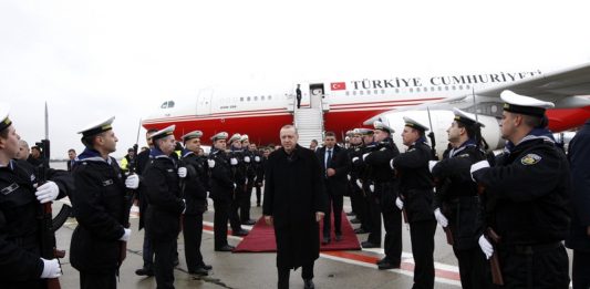 Президентът Ердоган пристига във Варна