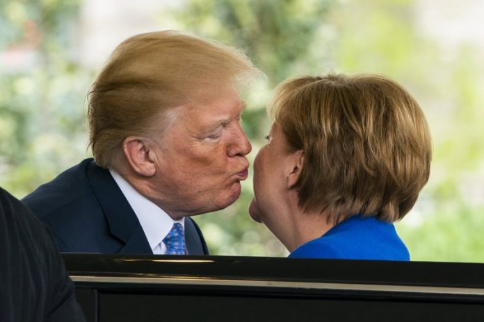 Ангела Меркел, Доналд Тръмп