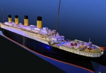 Най-голямото копие на "Титаник" от части "Лего"