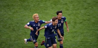 Япония победи с 2:1 Колумбия в първи мач и за двата отбора на световното първенство в Русия. Срещата се игра на "Мордови