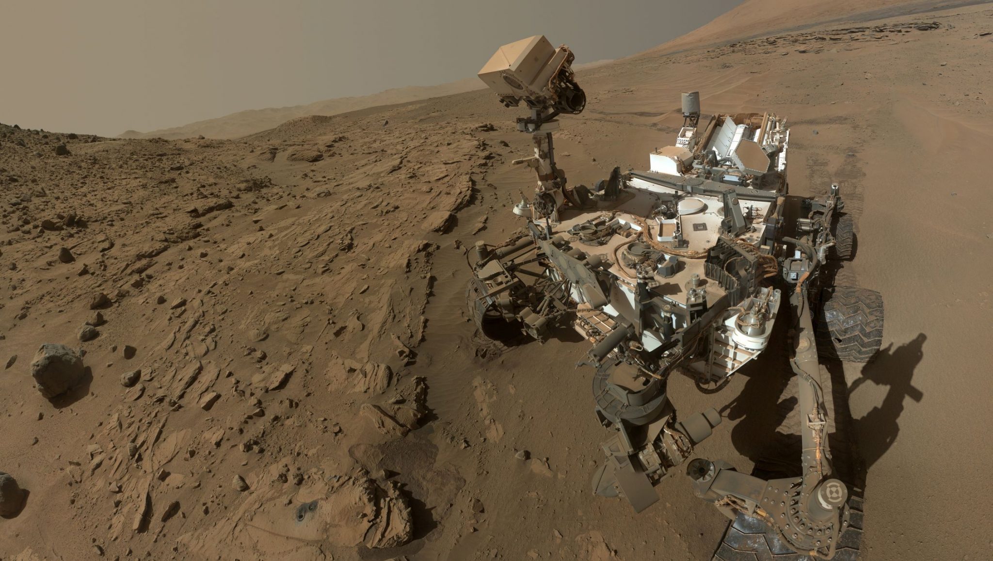 източник USA TodayНАСА засне на Марс геоложка формация която прилича