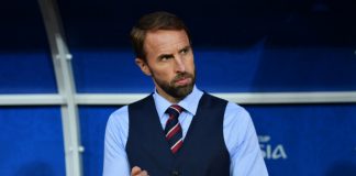 елекционерът на Англия Гарет Саутгейт обра овациите по света заради проявата си след победата над Колумбия след дузпи на осминафиналите на Мо