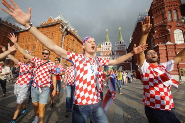 Хърватия, победа, футбол, фенове