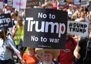 Протест, Доналд Тръмп, Великобритания