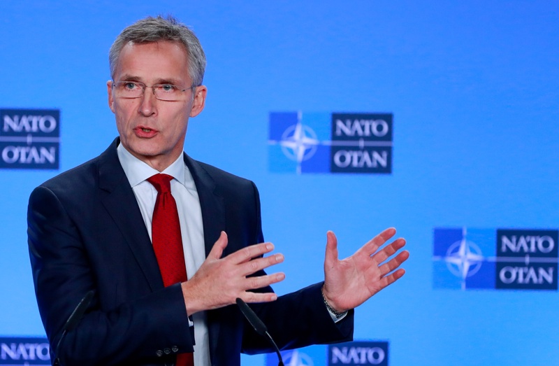 на снимката: Генералният секретар на НАТО Йенс СтолтенбергВ сряда, 16