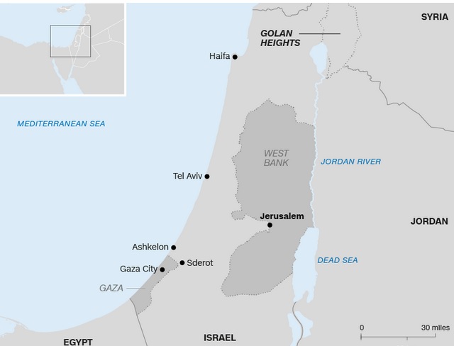 Ивицата Газа е един от най-гъсто населените райони в цял