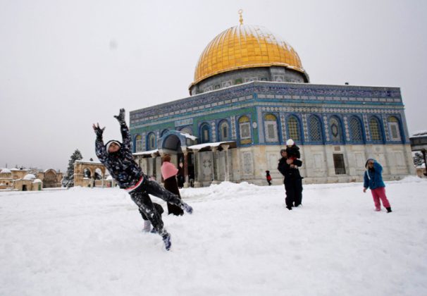 Йерусалим, сняг