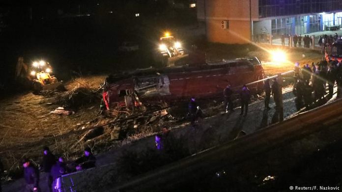 Македония, автобусна катастрофа, загинали, жертви