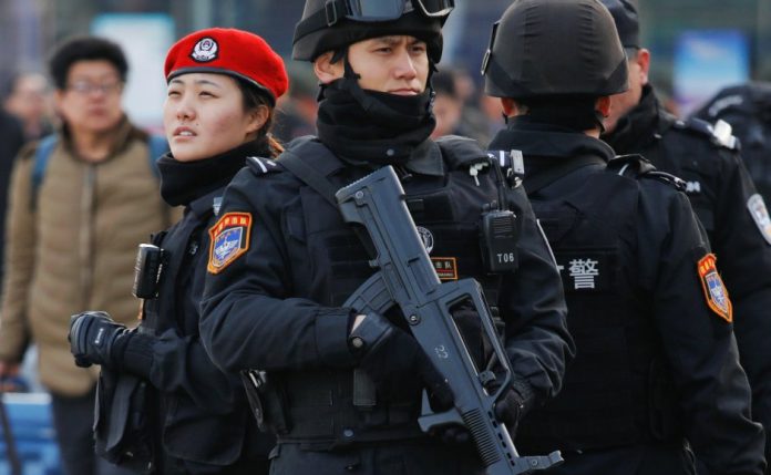 Китай, полиция, експлозия