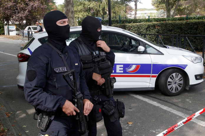 Франция, полиция, терорист