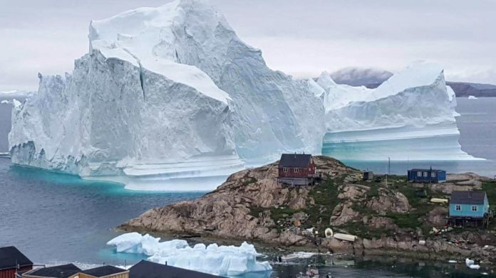 Гренландия, лед