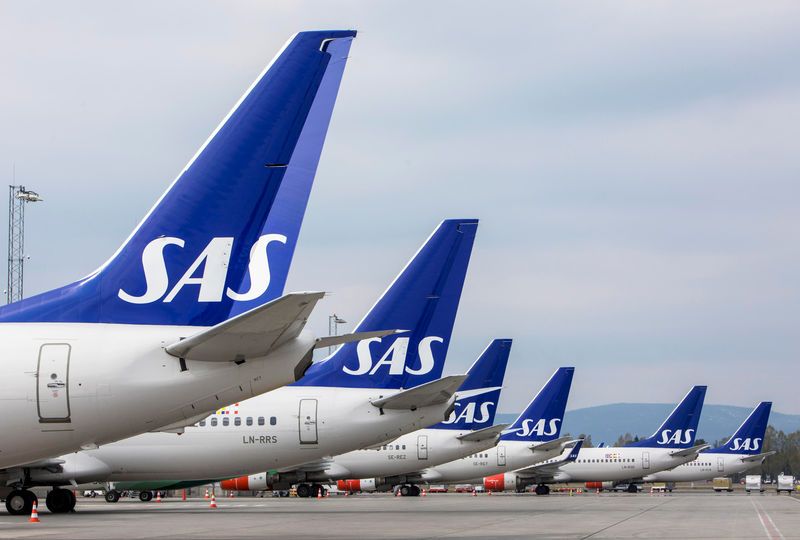 SAS, авиокомпания, стачка