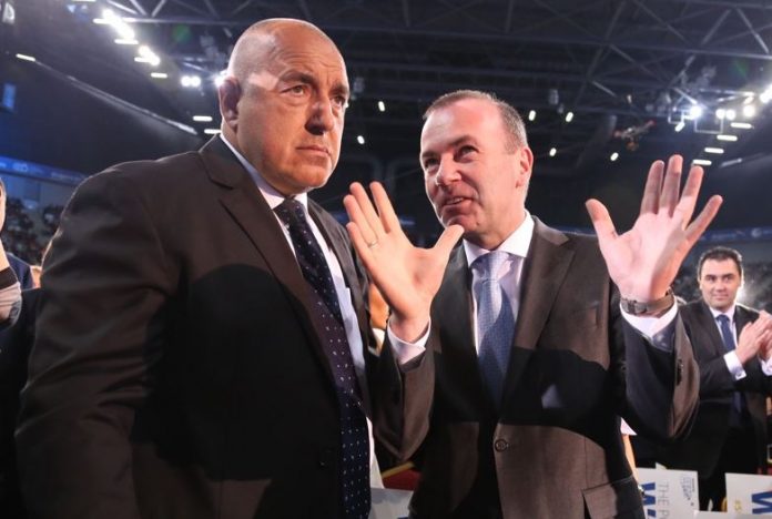 На снимката Борисов и ВеберЛидерът на Европейската народна партия ЕНП