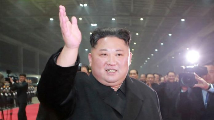 на снимката Лидерът на Северна корея Ким Чен УнСеверна Корея
