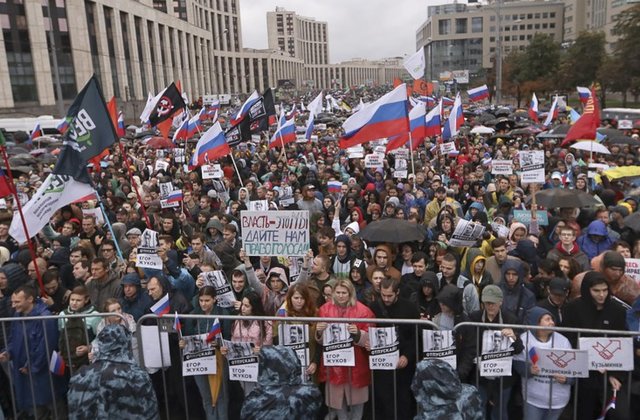 протест, Москва