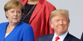 Ангела Меркел и Доналд Тръмп