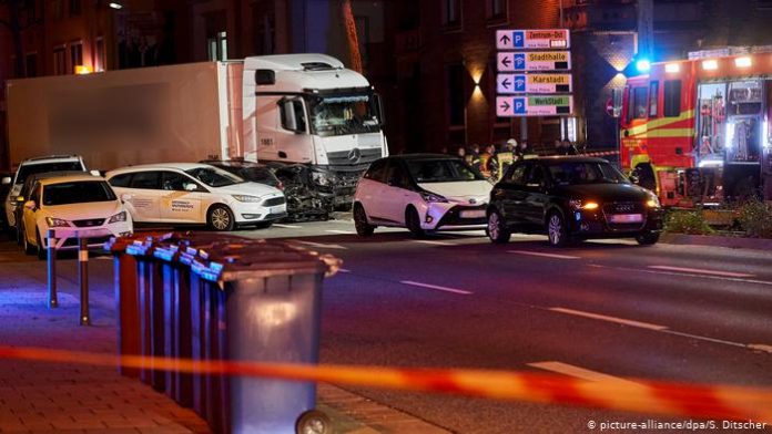 Германия, камион, инцидент