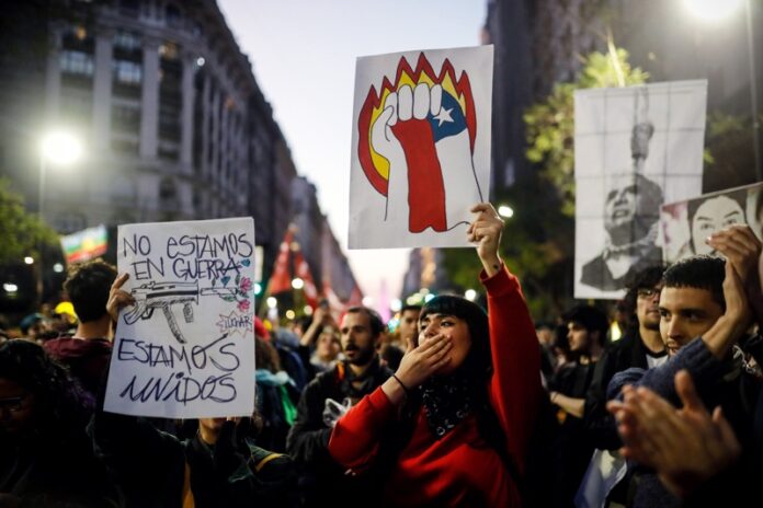 Чили, протести