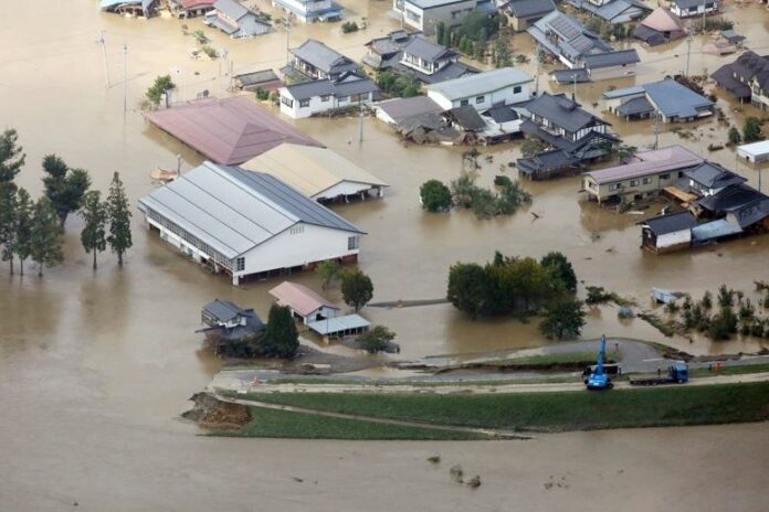 Тайфун, Япония, наводнение