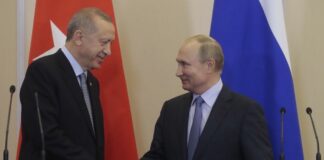 Путин, Ердоган, кюрди