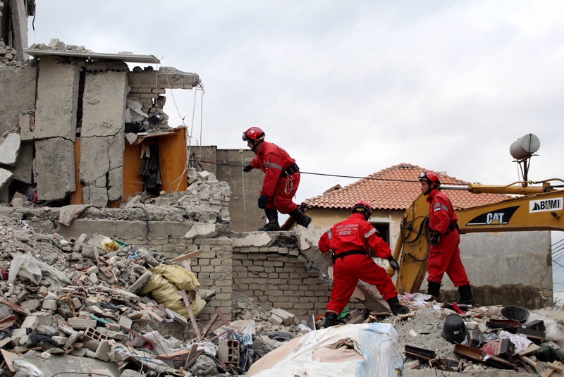 Албания, земетресение