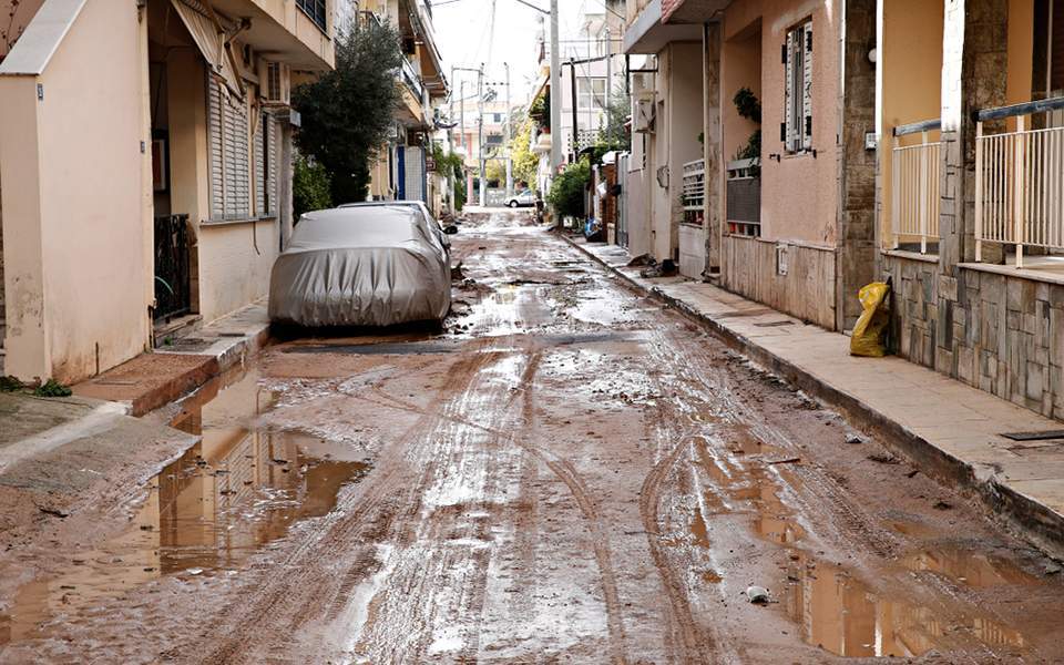 Гърция, дъжд, бедствено положение