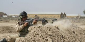 Ирак, удар, американска база
