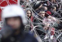 Гърция, граница, бежанци, Турция