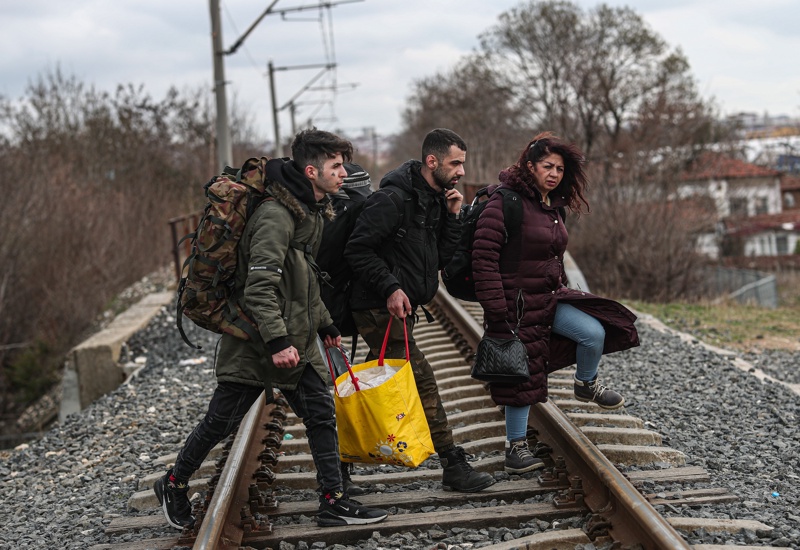 мигранти, граница,Гърция, Турция