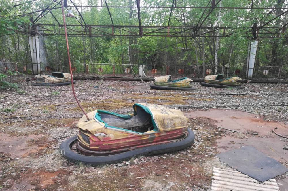 Чернобил: Изоставена блъскаща се количка