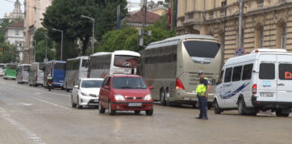 превозвачи, протест, автобуси