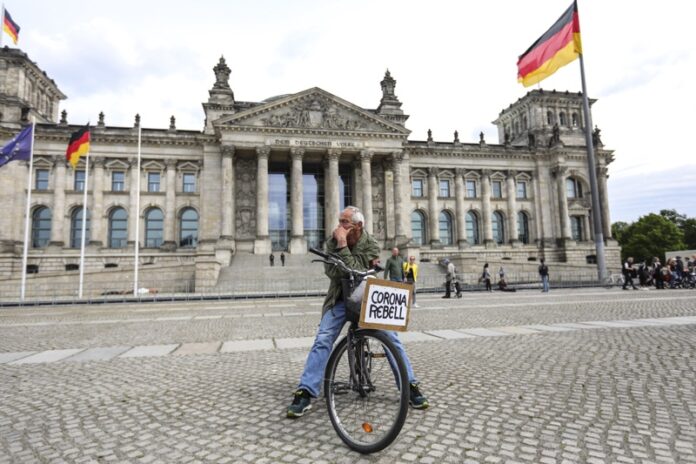 Германия, протест, коронавирус, ограничителни мерки