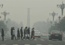 Китай, замърсяване на въздуха