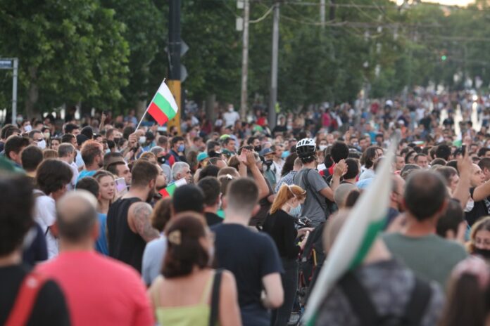 протести в София