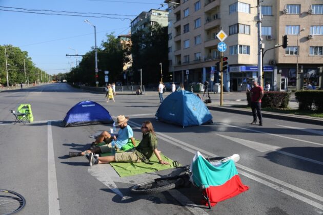 протест, блокада на София