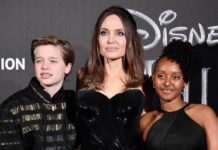 Анджелина Джоли с децата си