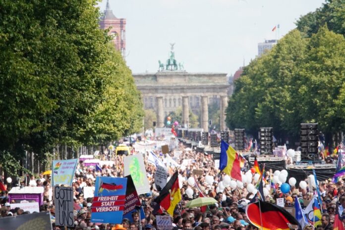 Германия, протести, полиция