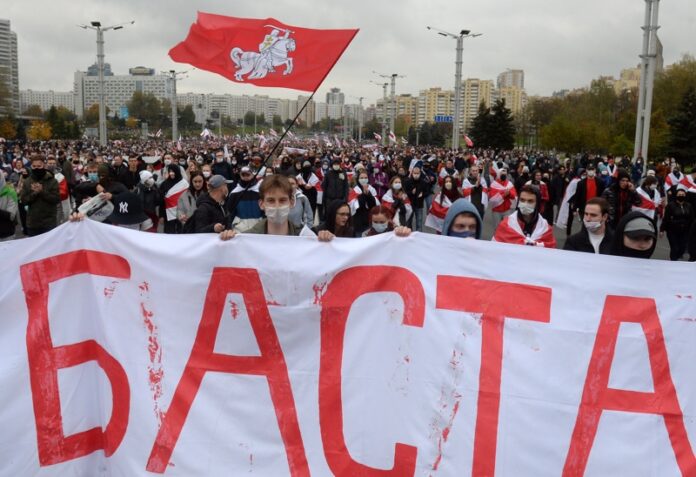 протест в Беларус